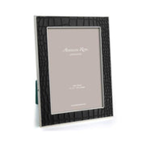 Addison Ross Faux Croc Black Frame 4 x 6