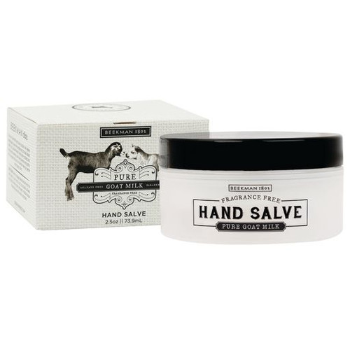 Beekman Hand Salve - Pure Goat Milk - Fragrance Free