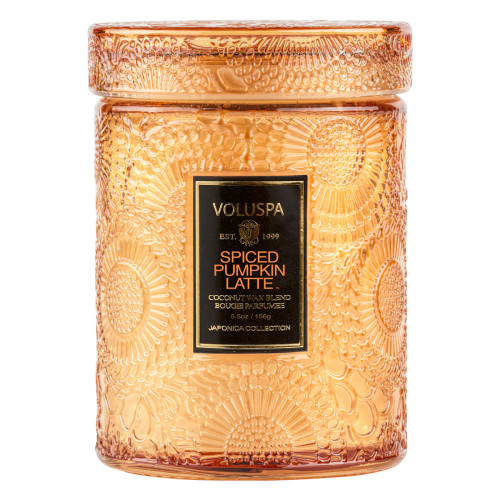 Voluspa Spiced Pumpkin Small Jar Candle 5.5 oz.