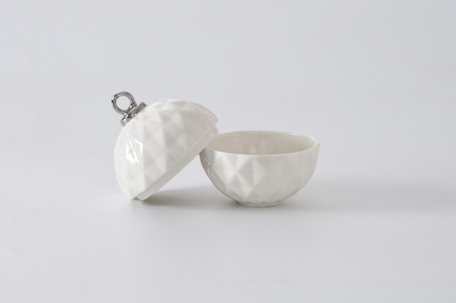 Pampa Bay Small Ornament Bowl white/silver Pampa Bay Small Ornament Bowl white/silver