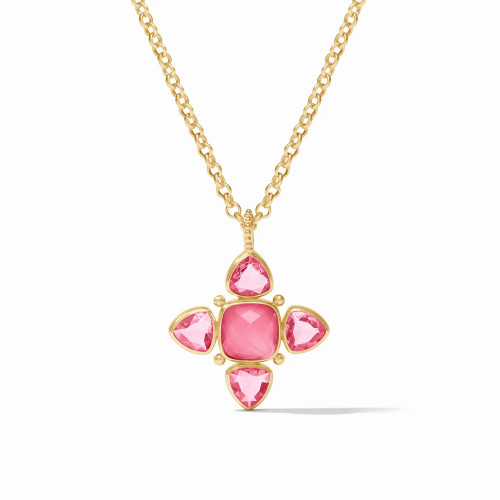 Julie Vos Aquitaine Pendant Iridescent Peony Pink