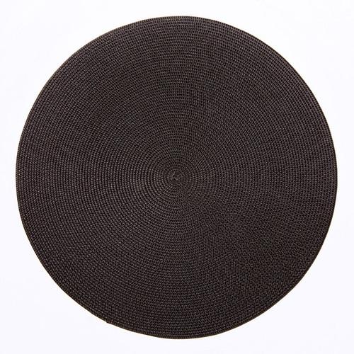 Deborah Rhodes 15" Round Placemat in Espresso