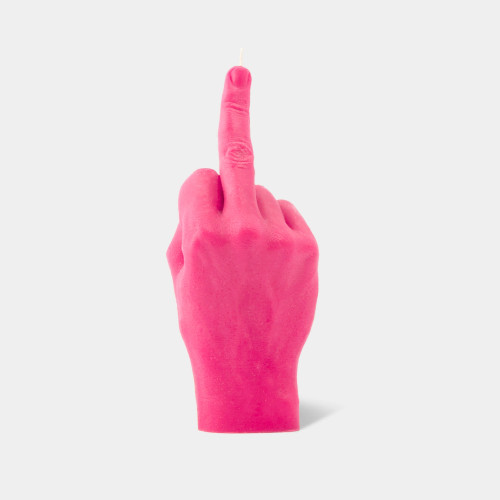 Candlehand MIDDLE FINGER Hand Gesture PINK