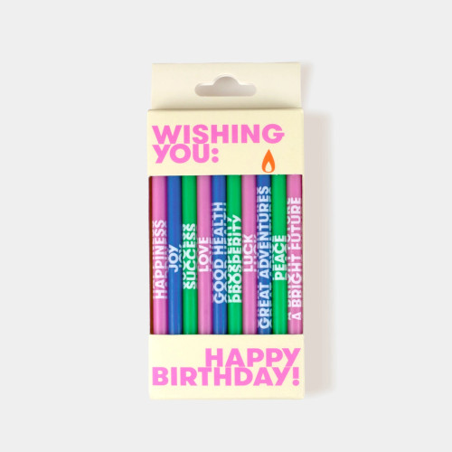 Wishing You Birthday Candles Box set asstd