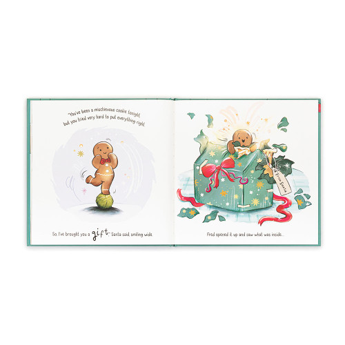Jellycat "Gingerbread Fred" Book