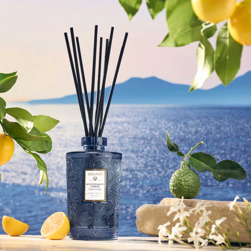 Voluspa Mediterranean LEMON LUXE 500ml Reed Diffuser