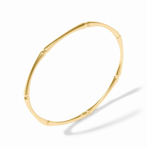 Julie Vos Bamboo Bangle Gold Medium