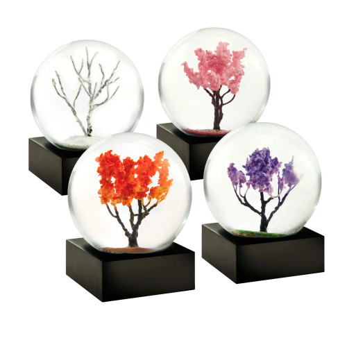 CoolSnowGlobes MINI Seasons SET of 4 Snow Globes
