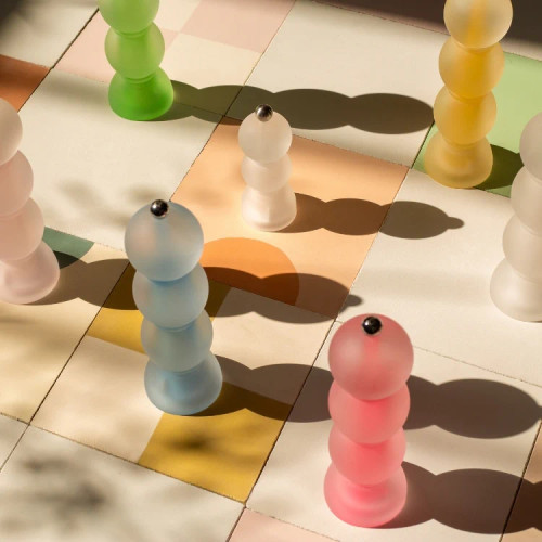 Addison Ross BLUE FROSTY Mini Bob Salt or Pepper Mill