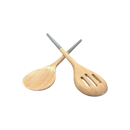 Bamboo REFINED Salad Server Set DOVE BLUE