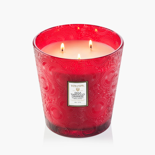 Voluspa Goji Tarocco Orange 3 Wick Hearth Candle