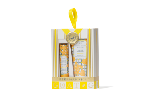 Beekman 2025 Hand Cream and Lip Balm Gift Set - Honey & Orange Blossom