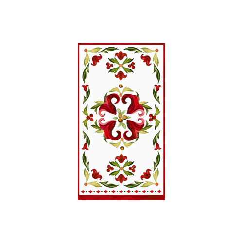 Le Cadeaux Guest Towel in Acrylic Holder Set - VISCHIO