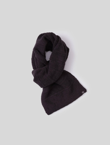 Barefoot Dreams Cozychic Grid SCARF -  UMBER