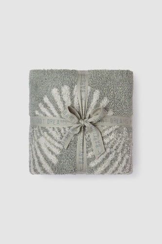 Barefoot Dreams Cozychic SPIRAL SEASHELL Throw Blanket