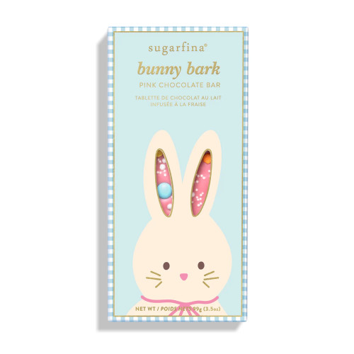 Sugarfina Bunny Bark Pink Chocolate Bar EASTER 2026