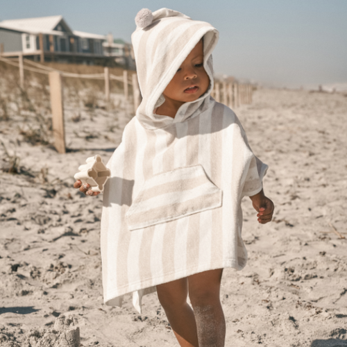 EB Beach Poncho TAUPE