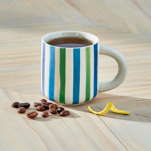 Watercolor Stripe Espresso Cup