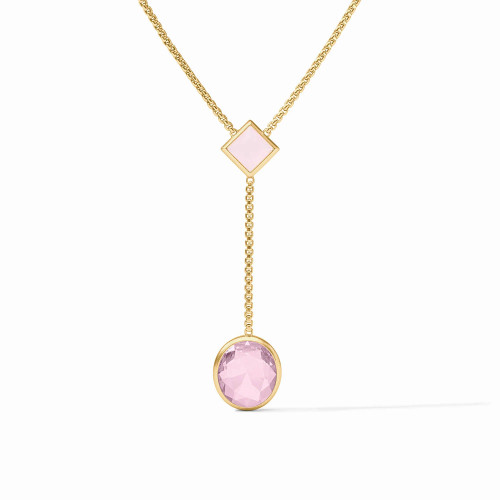 Julie Vos JOLIE Lariat Necklace - Rose