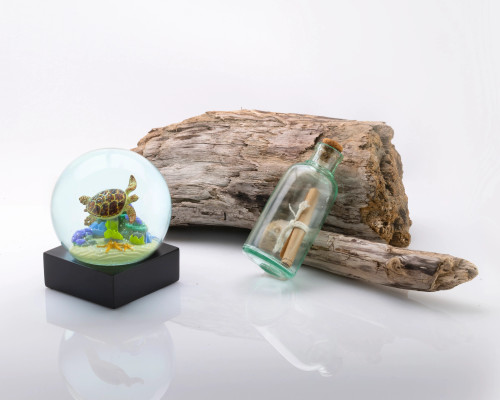 CoolSnowGlobes SEA TURTLE Snow Globe