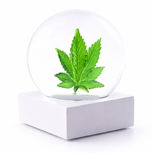CoolSnowGlobes LEAF Snow Globe