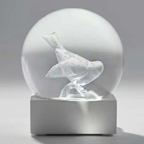 CoolSnowGlobes CRYSTAL BIRD Snow Globe