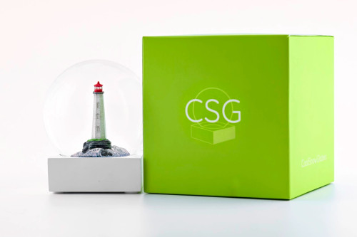 CoolSnowGlobes LIGHTHOUSE Snow Globe