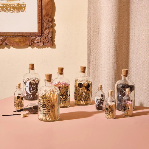 Skeem MINI Apothecary Match Bottle - Hummingbird