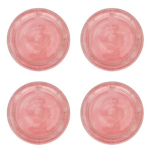 Juliska Melamine B & T Dinner Plates S/4 - CORAL