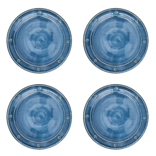 Juliska Melamine B & T Dessert/Salad Plates S/4 - OCEAN