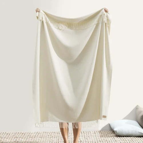 LDU Italian Herringbone Throw - BIRCH