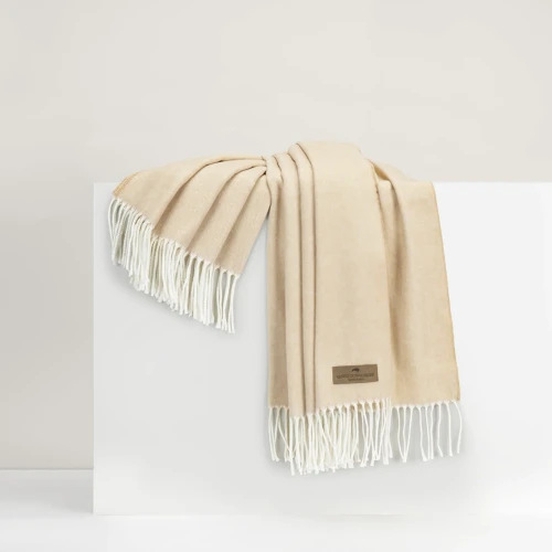 LDU Italian Herringbone Throw - SAND