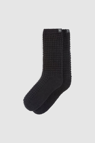 Barefoot Dreams CC Waffle Socks - Black