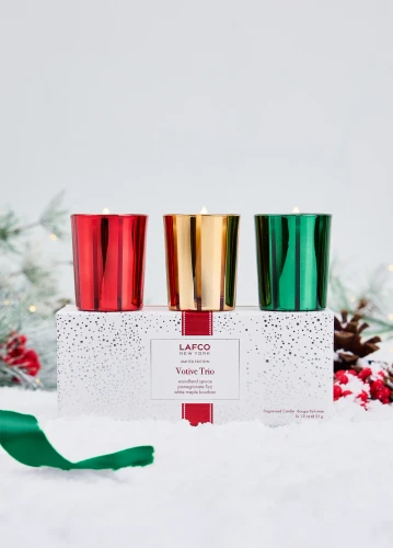 Lafco Holiday Votive TRIO Limited Edition Set
