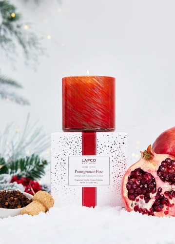 Lafco Holiday Pomegranate Fizz 6.5 oz. Candle