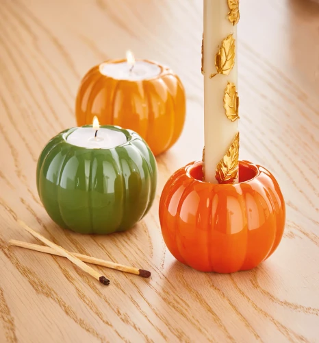 Pumpkin Taper/Tealight Holder assorted