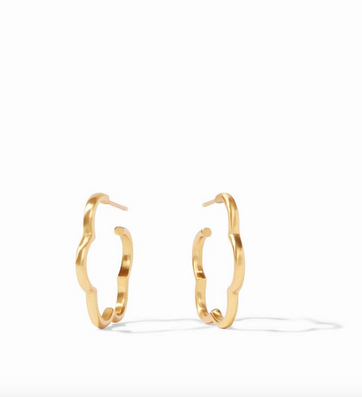 Julie Vos Gardenia Hoop Gold - S