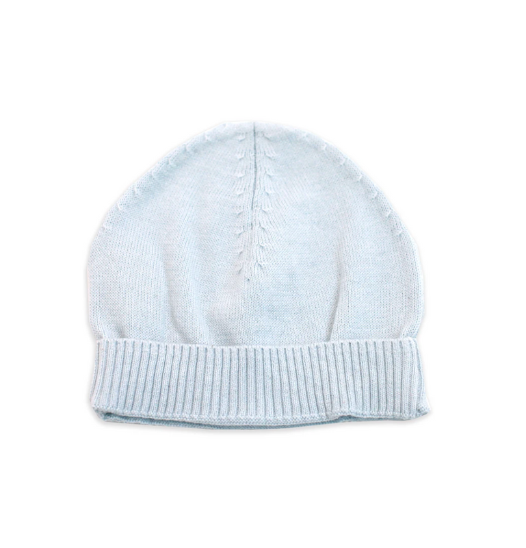 Milan Knit Hat(newborn) - Sky Blue