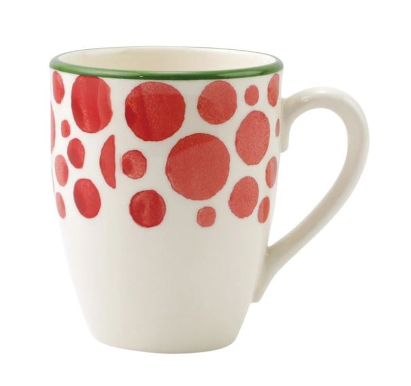 Vietri Mistletoe Bubble Mug