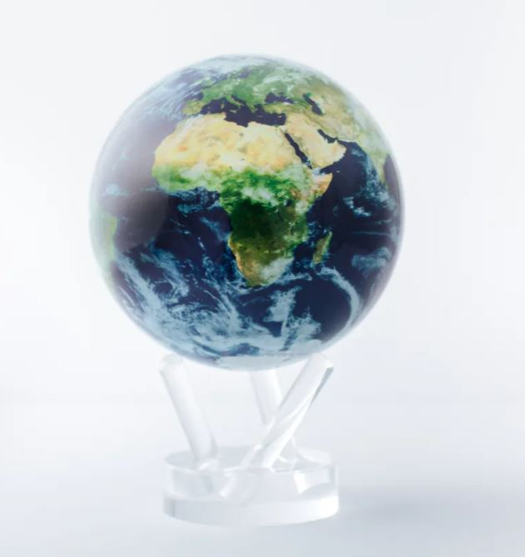 MOVA Globe Earth with Clouds 6" on Acrylic Base
