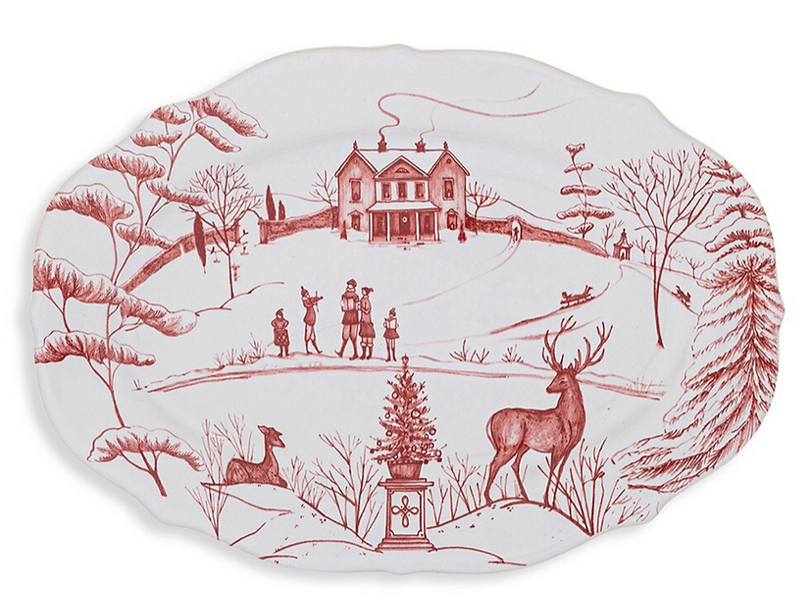 Juliska Country Estate Ruby Tray 8"