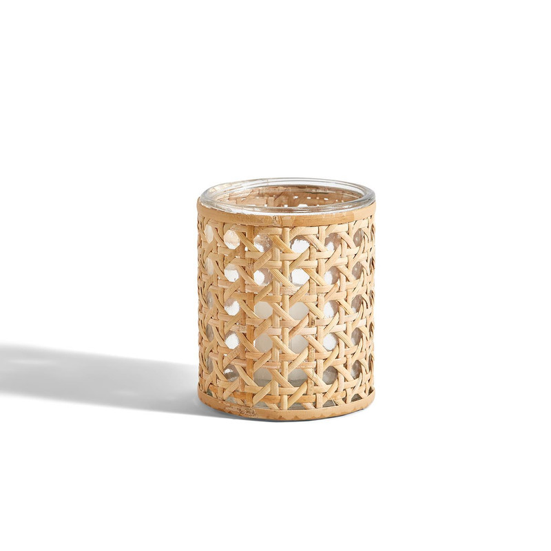 Lumingnon Cane Webbing Candleholder/Vase - small