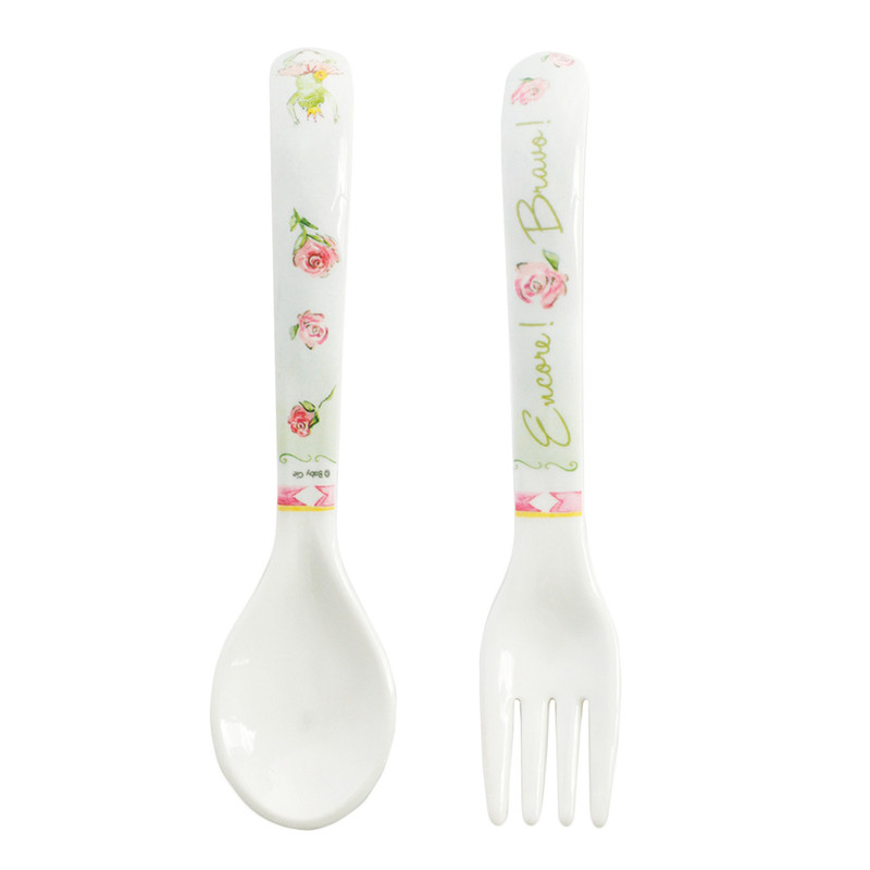 Baby Cie Fork and Spoon Set - Frog Princess