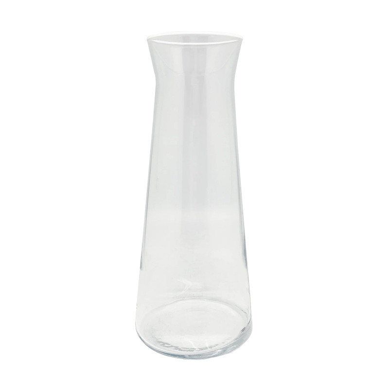 Mariposa Fine Line Clear with White Rim Decanter