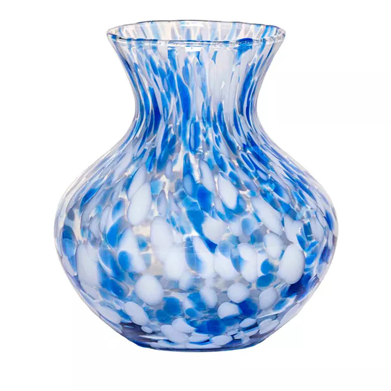 Juliska Puro Glass BLUE 6" Vase