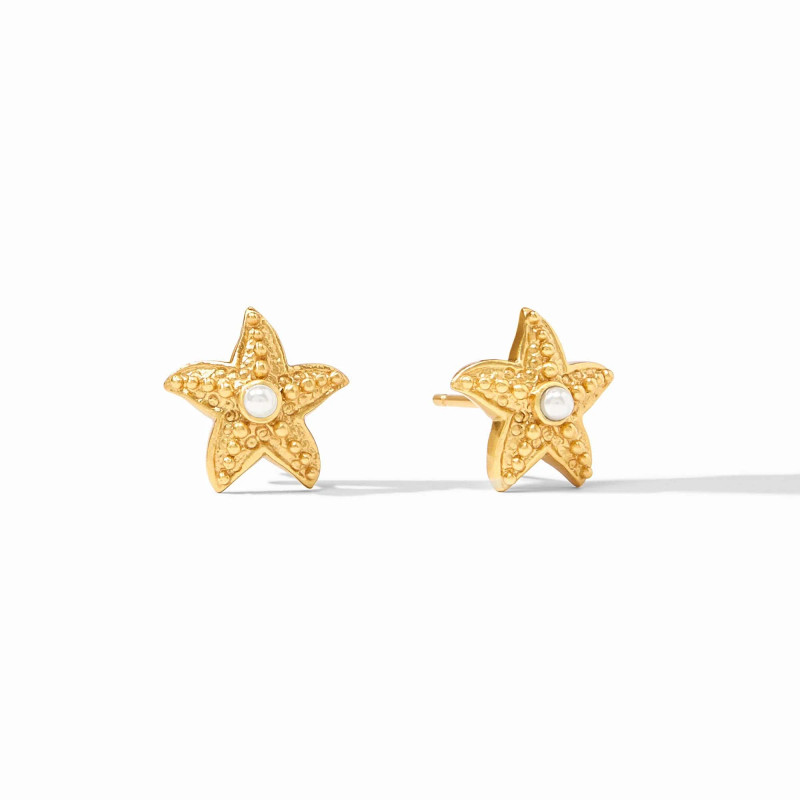 Julie Vos Sanibel Starfish Stud pearl