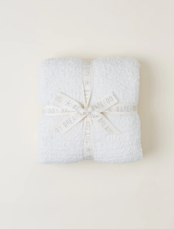 Barefoot Dreams Cozychic Throw Blanket - Cream