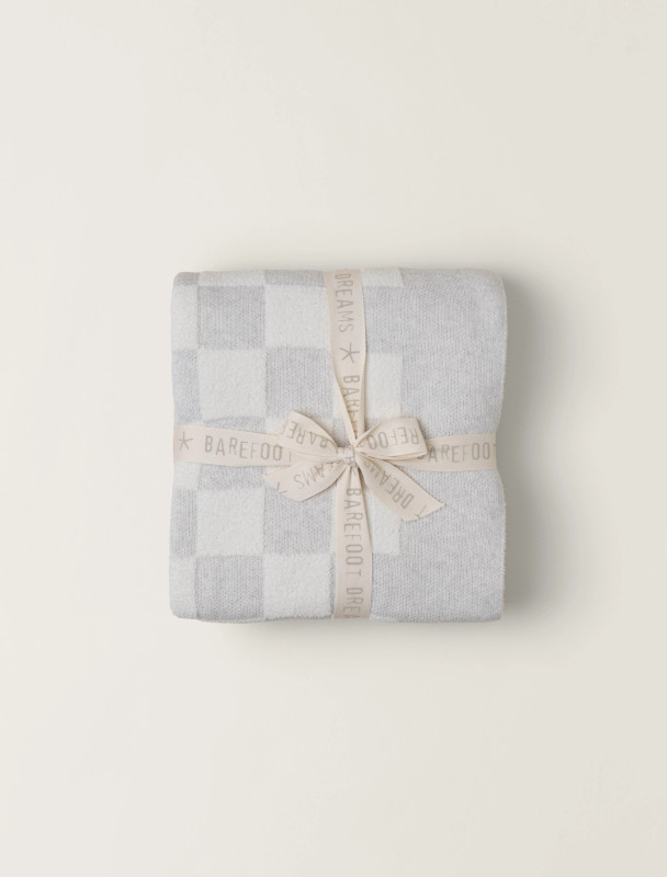 Barefoot Dreams Cozychic Cotton Checkered Throw