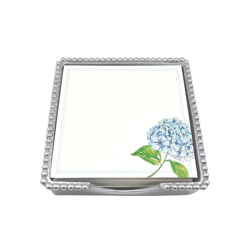 Mariposa Hydrangea Beaded Notepad Set