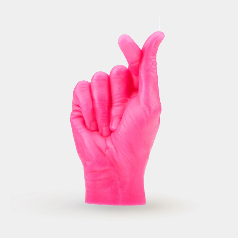 Candlehand FINGER HEART Hand Gesture Pink